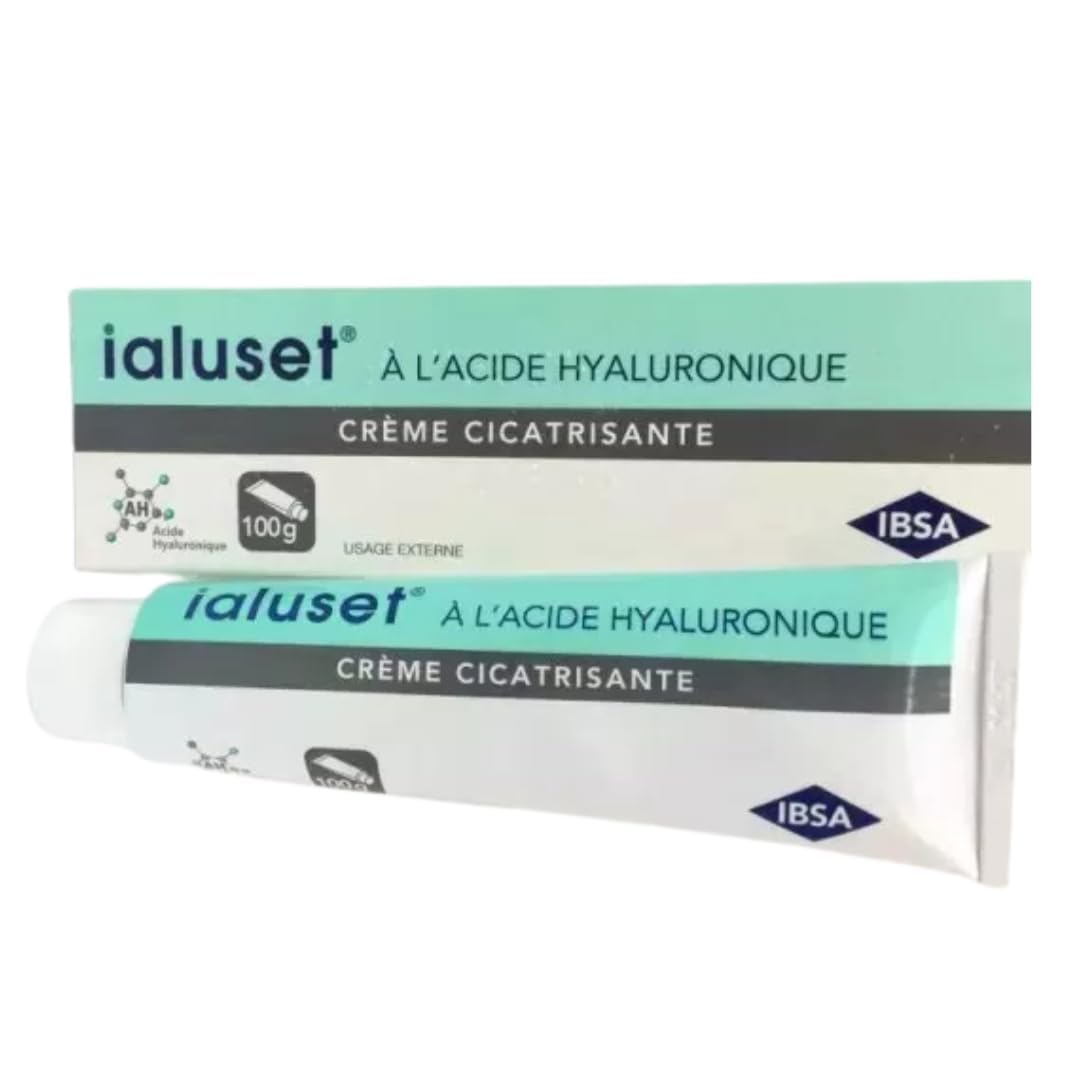 IAIUSET Hyaluronic Acid Cream jar close-up shows pure formula for hydration and gentle skin prep.
