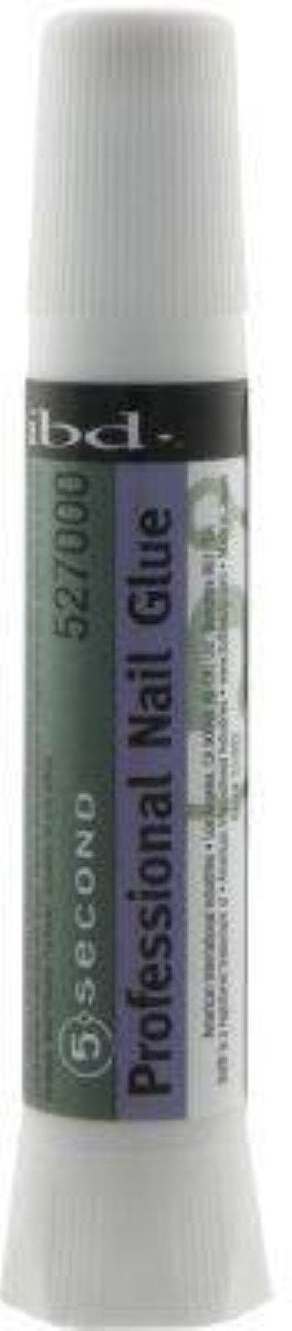ibd 5 second professional nail glue pack of 6 with extender nozzle for precise tip applications