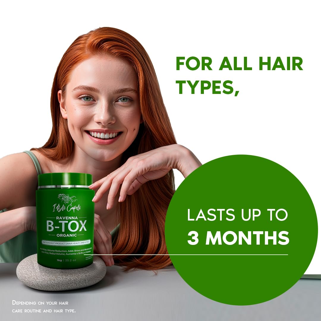 I Belli Capelli Ravenna keratin-rich mix strengthens strands during treatment.