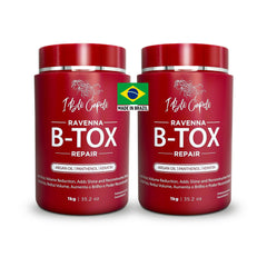 I Belli Capelli Ravenna Repair B-tox bottle delivers long-lasting frizz control.