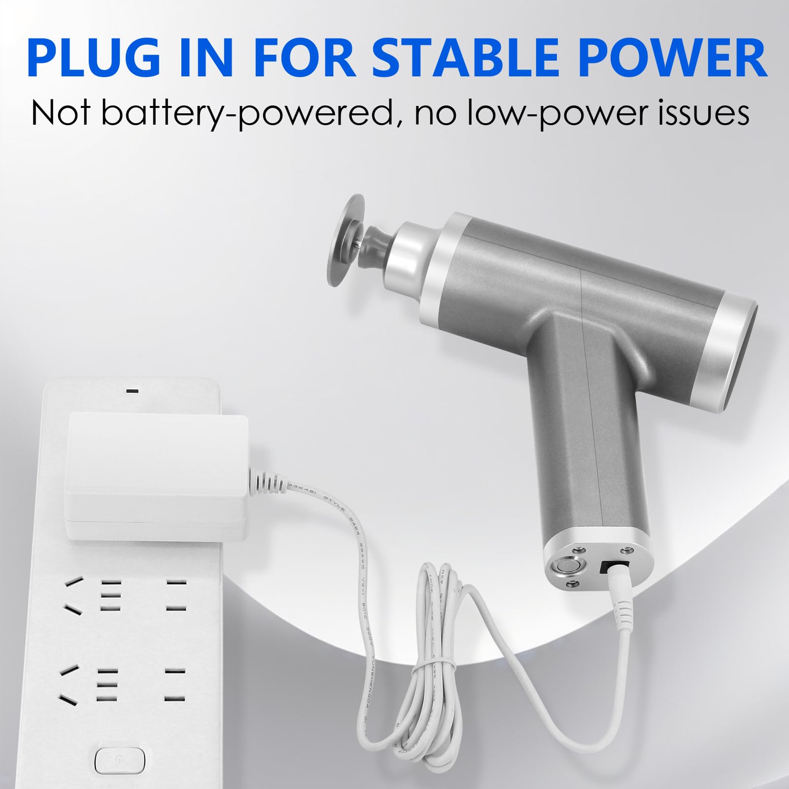 IBN G foot file in operation with connected power cord