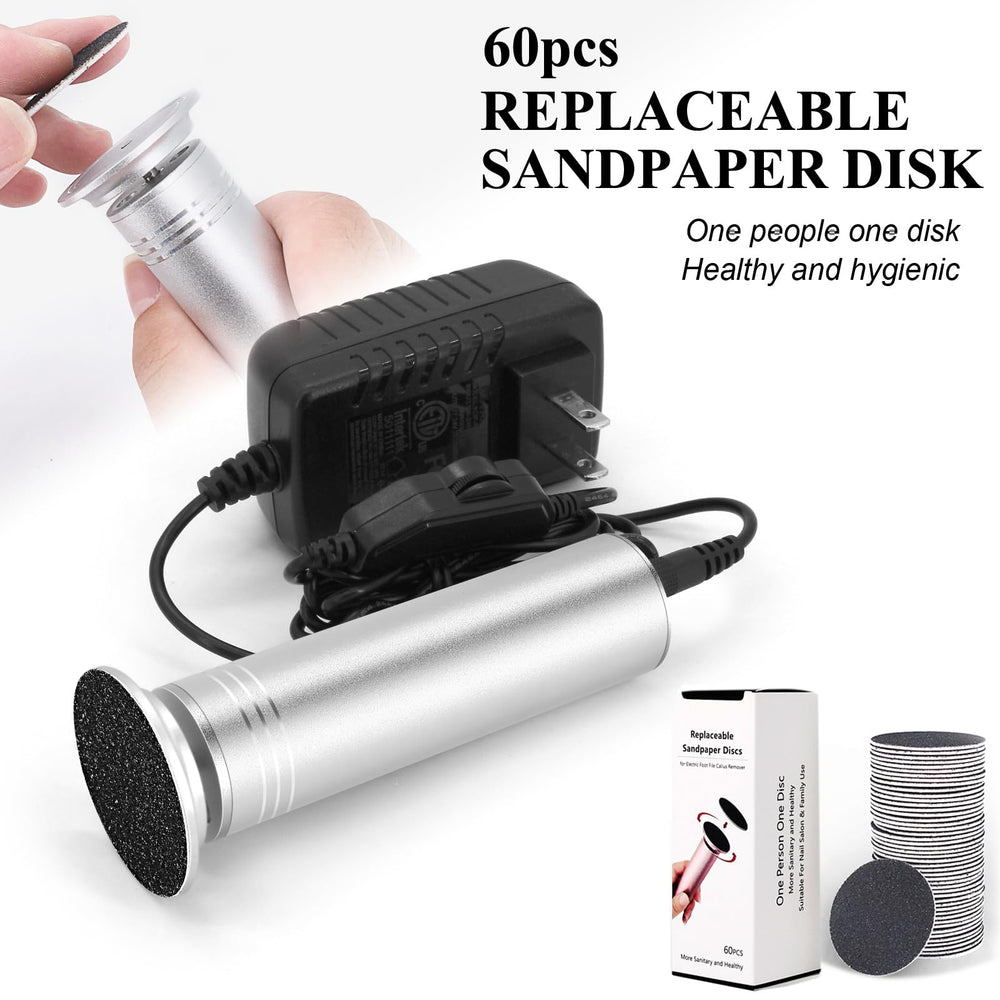 I·B·N G 60 replaceable sandpaper discs pack for long-lasting pedicure tools.