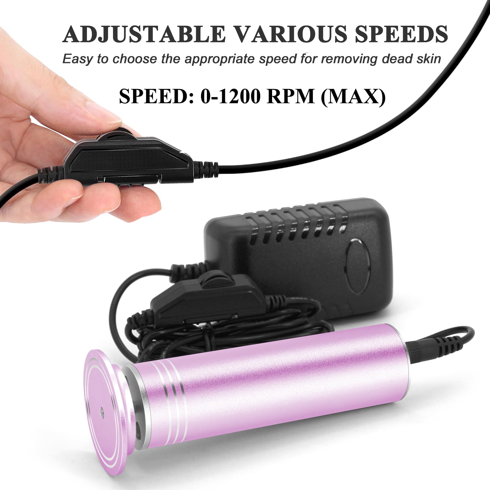 IBN G foot callus remover torque power – strong performance when plugged in.
