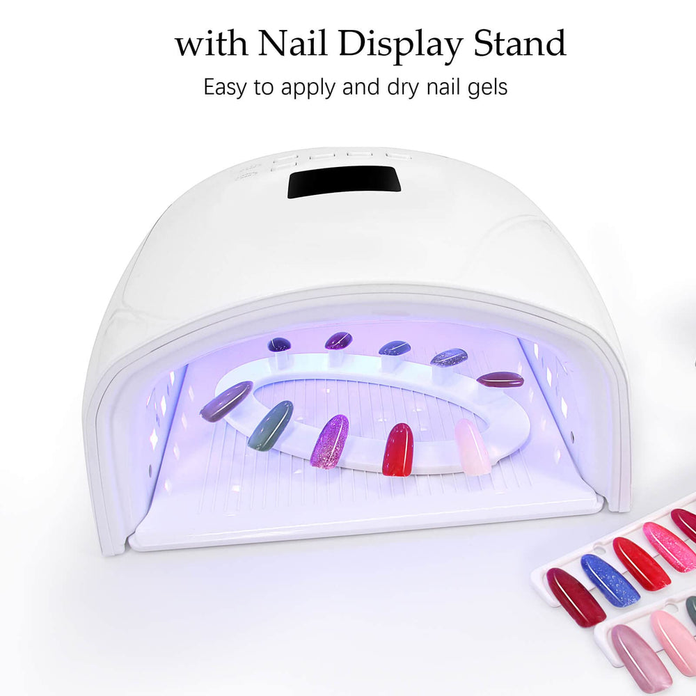 I·B·N G Nail Color Display Book stylish modern aesthetic complements studio setups.