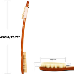 ICANdOIT bamboo long-handle highlights reach for full-body scrubbing