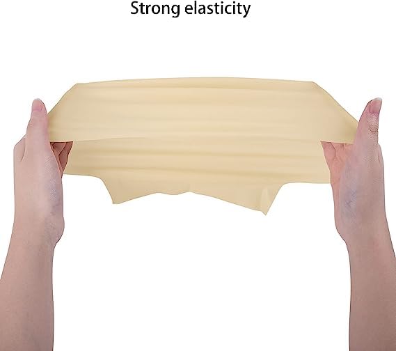 Iceyyyy gorro calvo látex ajustable ofrece ajuste cómodo para varias cabezas.