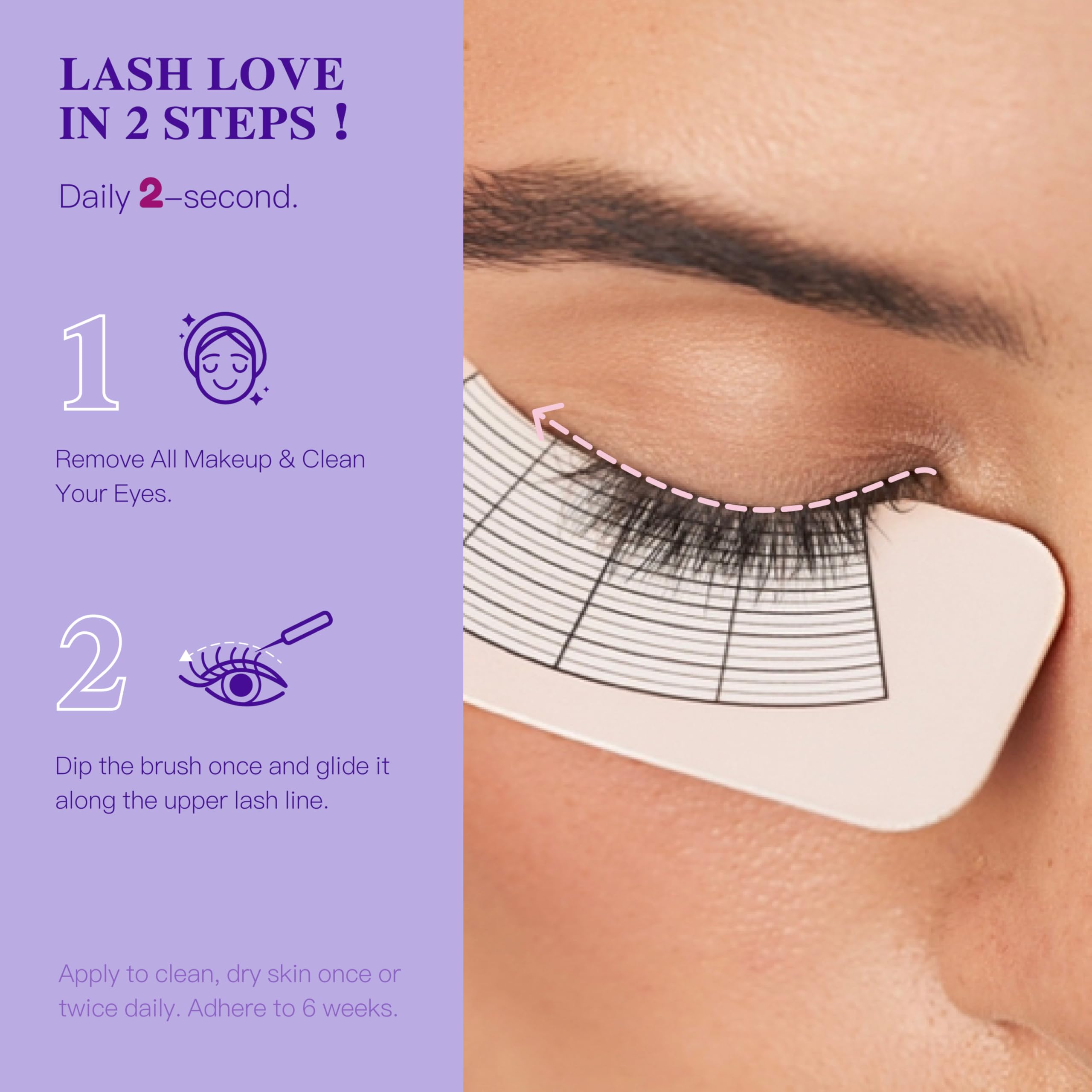 ICIKOL Lash Serum sensitive eyes application with ophthalmologist-tested safety