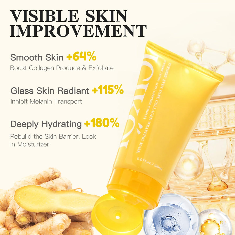 ICIKOL mask transitions from milky white to transparent for gentle removal.