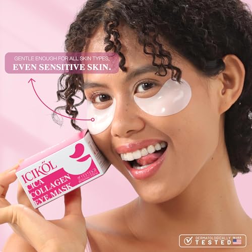 ICIKOL under-eye patches targeting dark circles for brighter skin