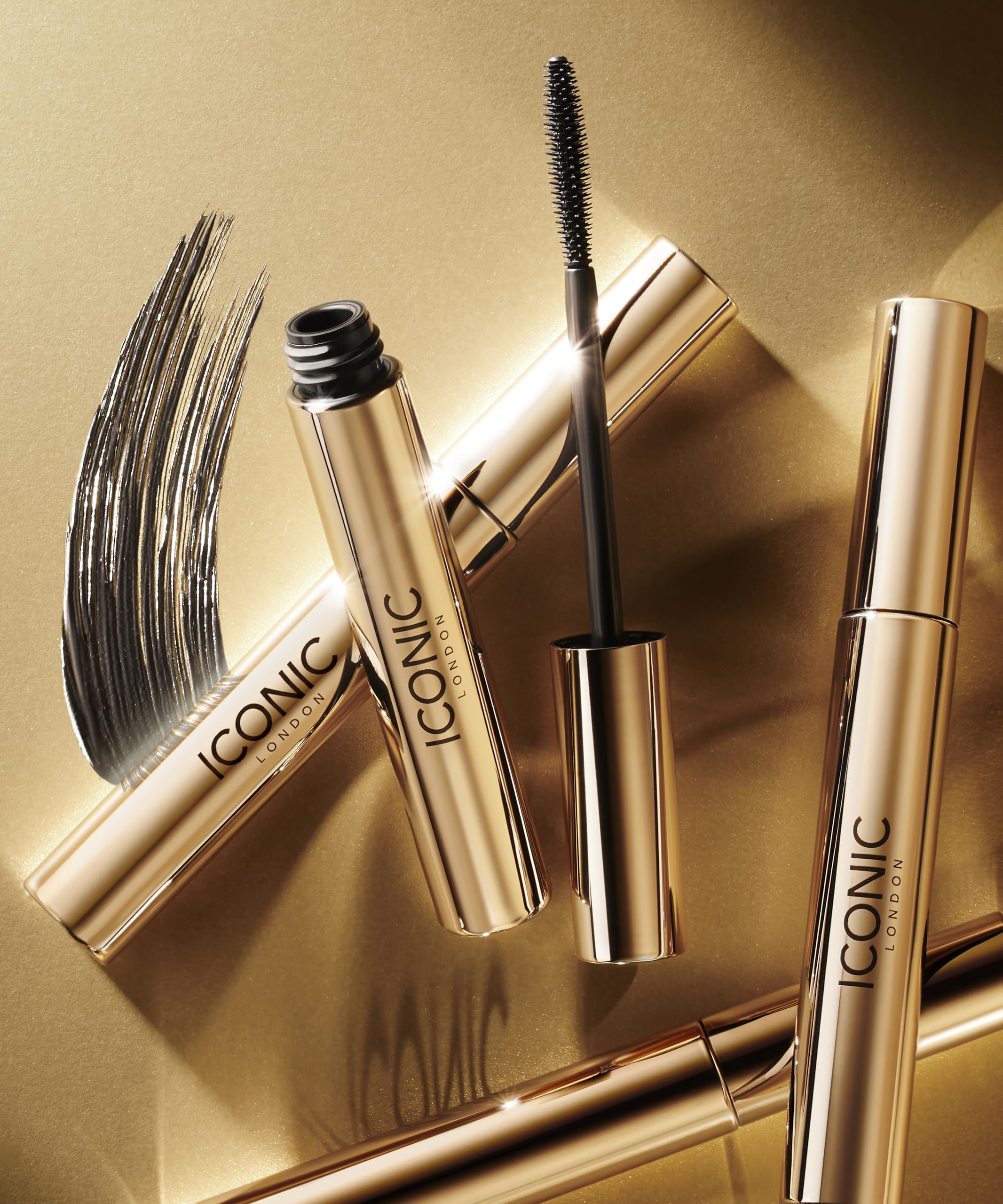 ICONIC LONDON Gift-ready duo set on vanity, ideal for glam enthusiasts.