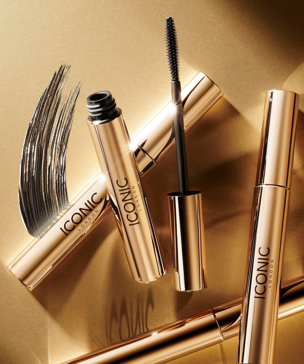 ICONIC LONDON Gift-ready duo set on vanity, ideal for glam enthusiasts.