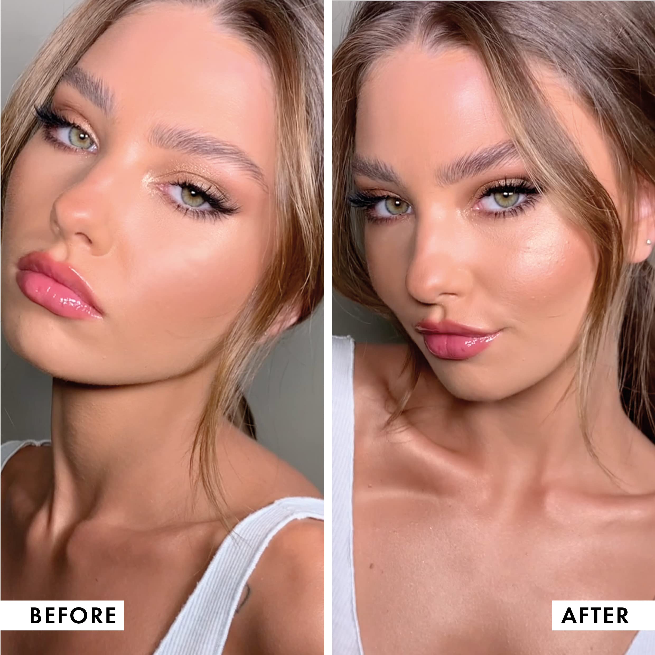 ICONIC LONDON lashes after mascara application showing length and separation.