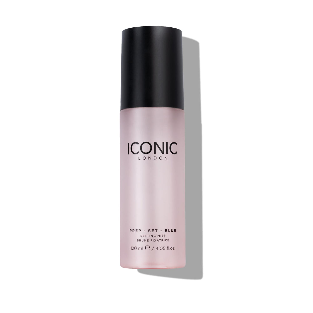 ICONIC LONDON Prep Set Blur bottle ready to mist for airbrushed softness.