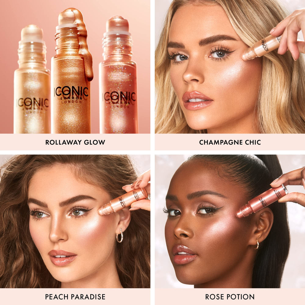 ICONIC LONDON Rollaway Glow on Cupid's bow defines light-reflective shine