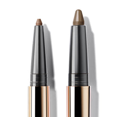 ICONIC LONDON Smokey Eye Duo liner precision demonstrates seamless blend and intense color payoff.