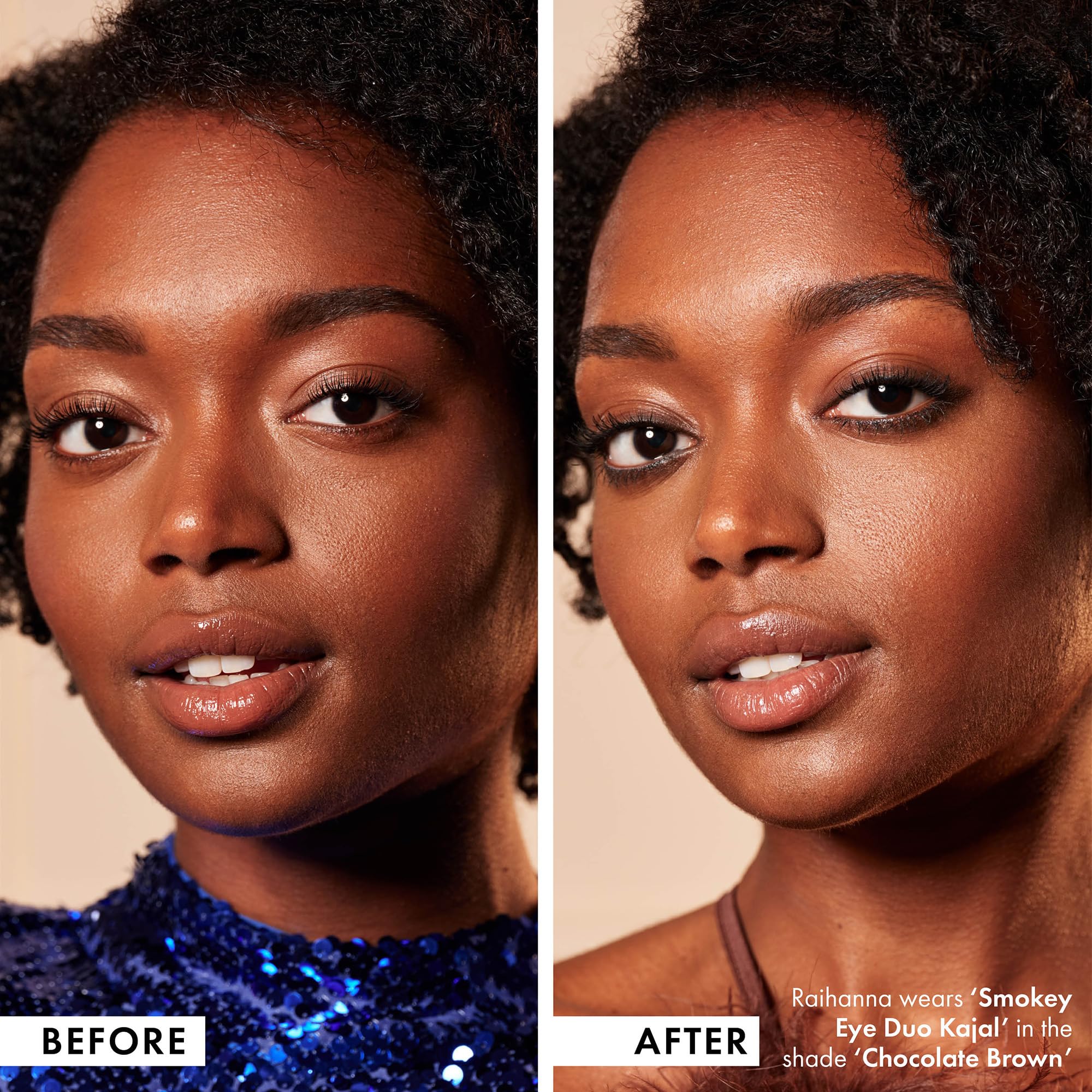 ICONIC LONDON Smokey Eye Duo twist-up mechanism demonstrates easy, mess-free application.
