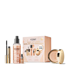 ICONIC LONDON That Lit Look Gift Set packaging showing luxe presentation ideal for gifting.