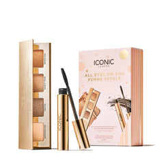 ICONIC LONDON Triple Threat Mascara outer box highlights luxe branding.