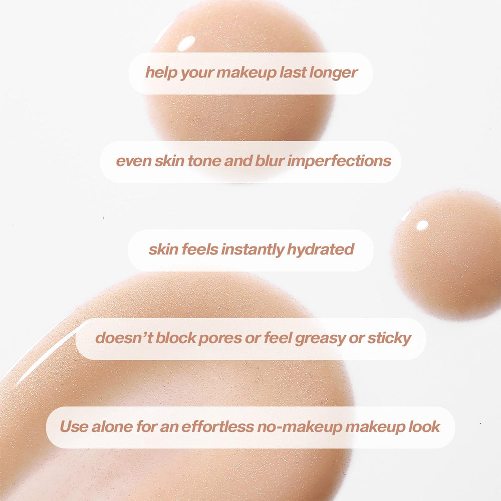 Iconic London Underglow Blurring Primer pore-blur yields smooth complexion on close-up.