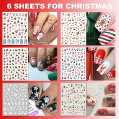 IDDFEVE all-year designs nail decals for quick at-home DIY nail art
