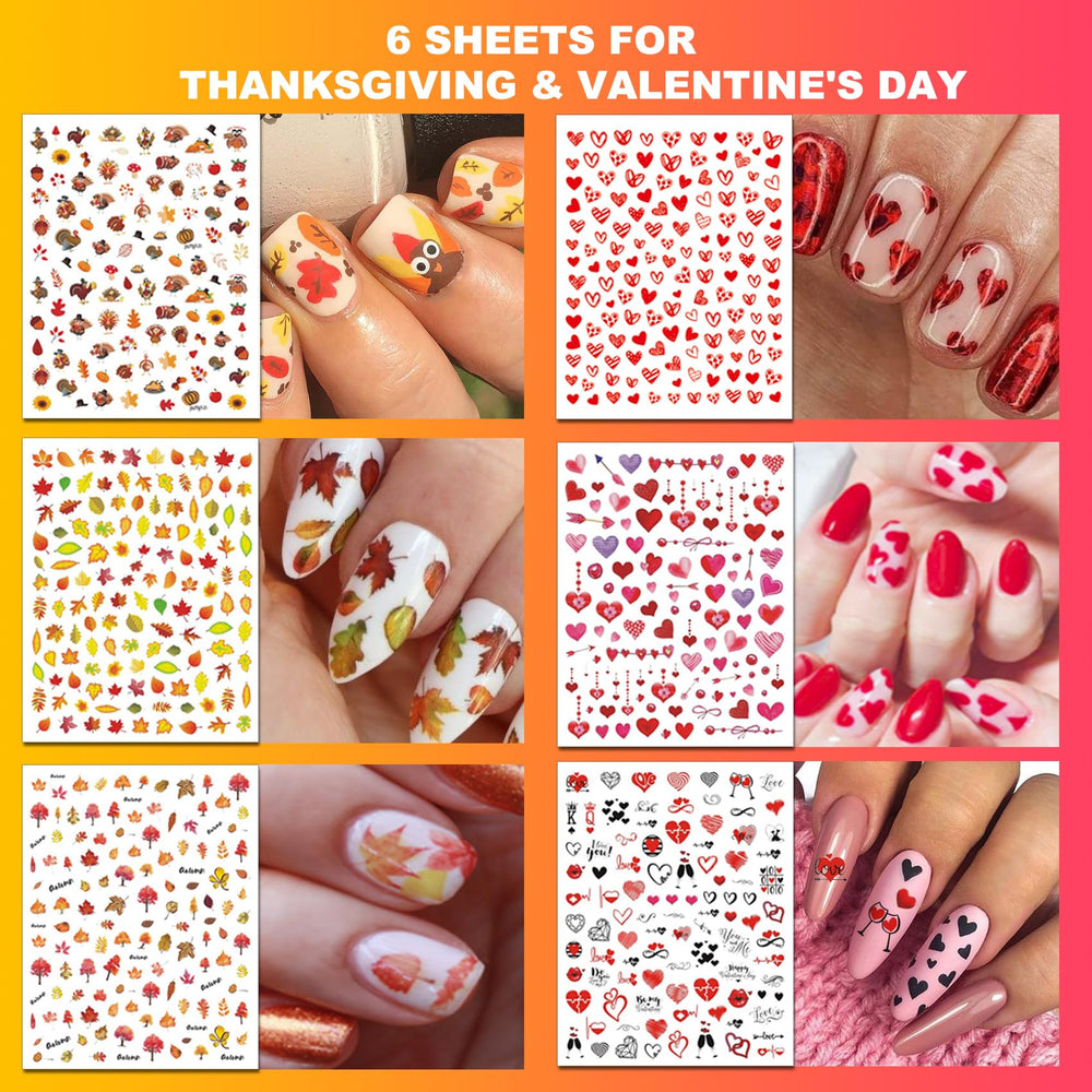 IDDFEVE self-adhesive nail stickers easy to apply on natural or artificial nails