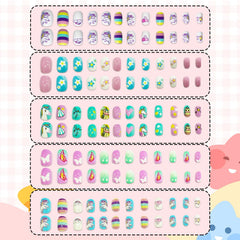 Ideal Swan 240pcs assorted sizes demonstrate perfect fit for little fingers and styles