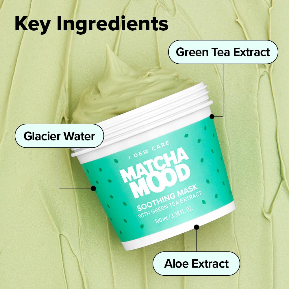 I DEW CARE Matcha Mood after rinse reveals a refreshed, balanced complexion