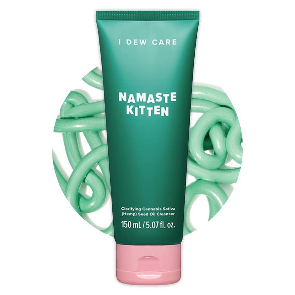 I DEW CARE Namaste Kitten packaging shows balanced, playful branding for blemish-prone skin