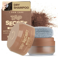 I DEW CARE Tap Secret champú seco para cabello marrón ofrece absorción de grasa y frescura