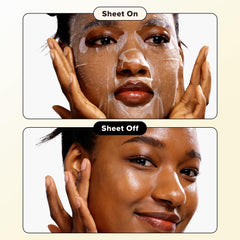 I DEW CARE in the zone mask calms skin while tightening the look of pores.