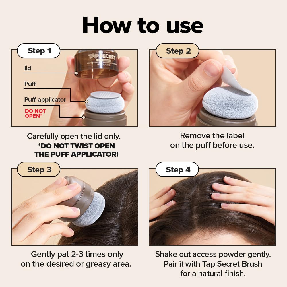 I DEW CARE non-aerosol bottle by the mirror for fast touch-ups