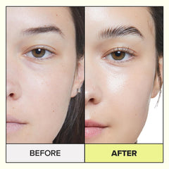 I DEW CARE Say You Dew spatula mixing the dual-layer cream.