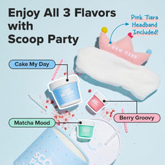 I DEW CARE Scoop Party Matcha Mood mask soothes and cools irritated skin