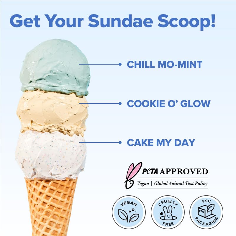 I DEW CARE Sundae Scoop FSC packaging emphasizes eco-conscious design.