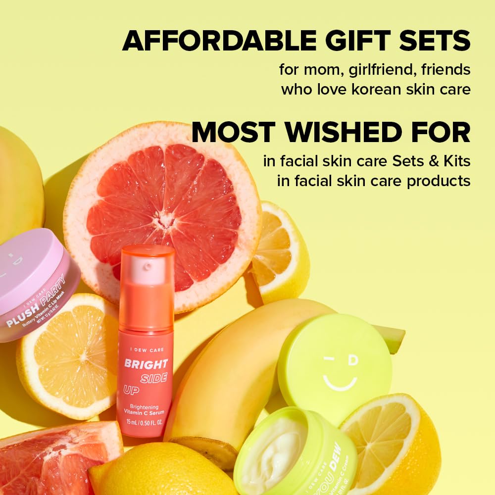 Travel kit layout showing compact on-the-go skincare routine