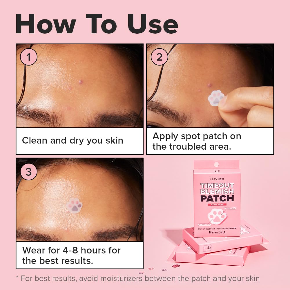 I DEW CARE routine twice daily use illustration