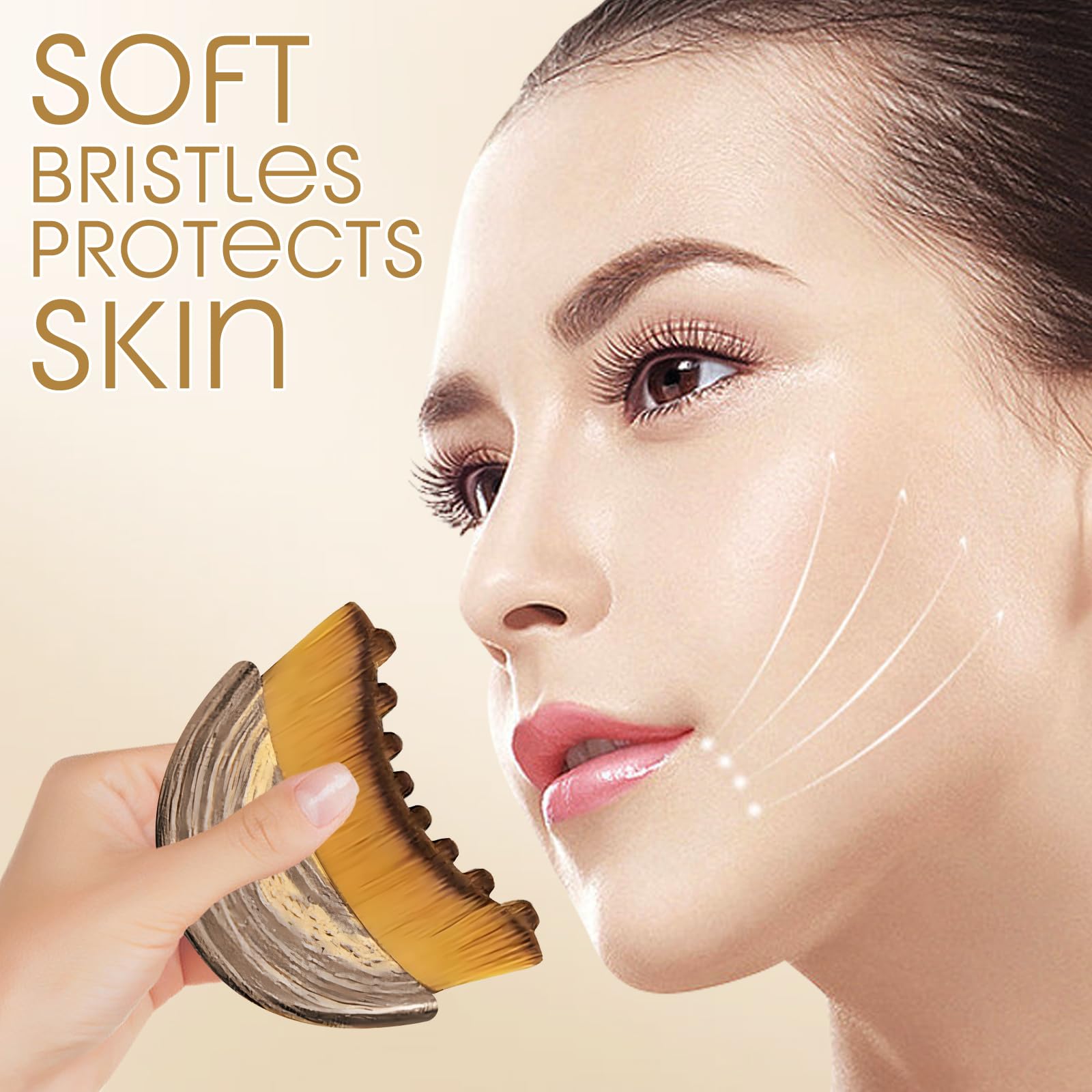 IDFXP cloud-like soft bristles glide smoothly for comfortable skincare massage.