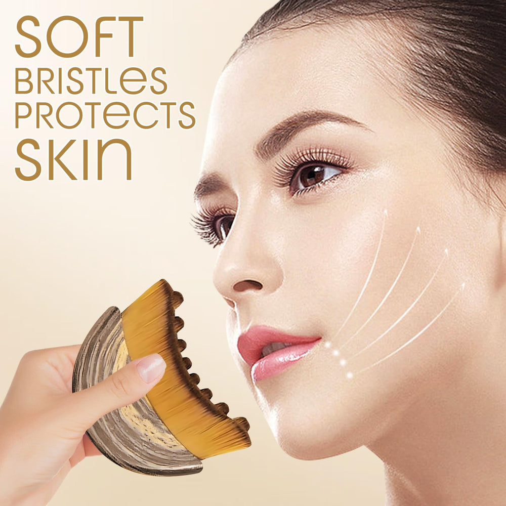 IDFXP cloud-like soft bristles glide smoothly for comfortable skincare massage.