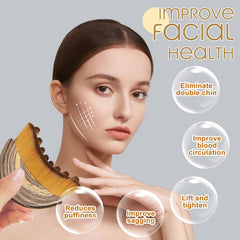 IDFXP lymphatic contour brush ergonomic-face-fit highlighting precise jawline sculpting.