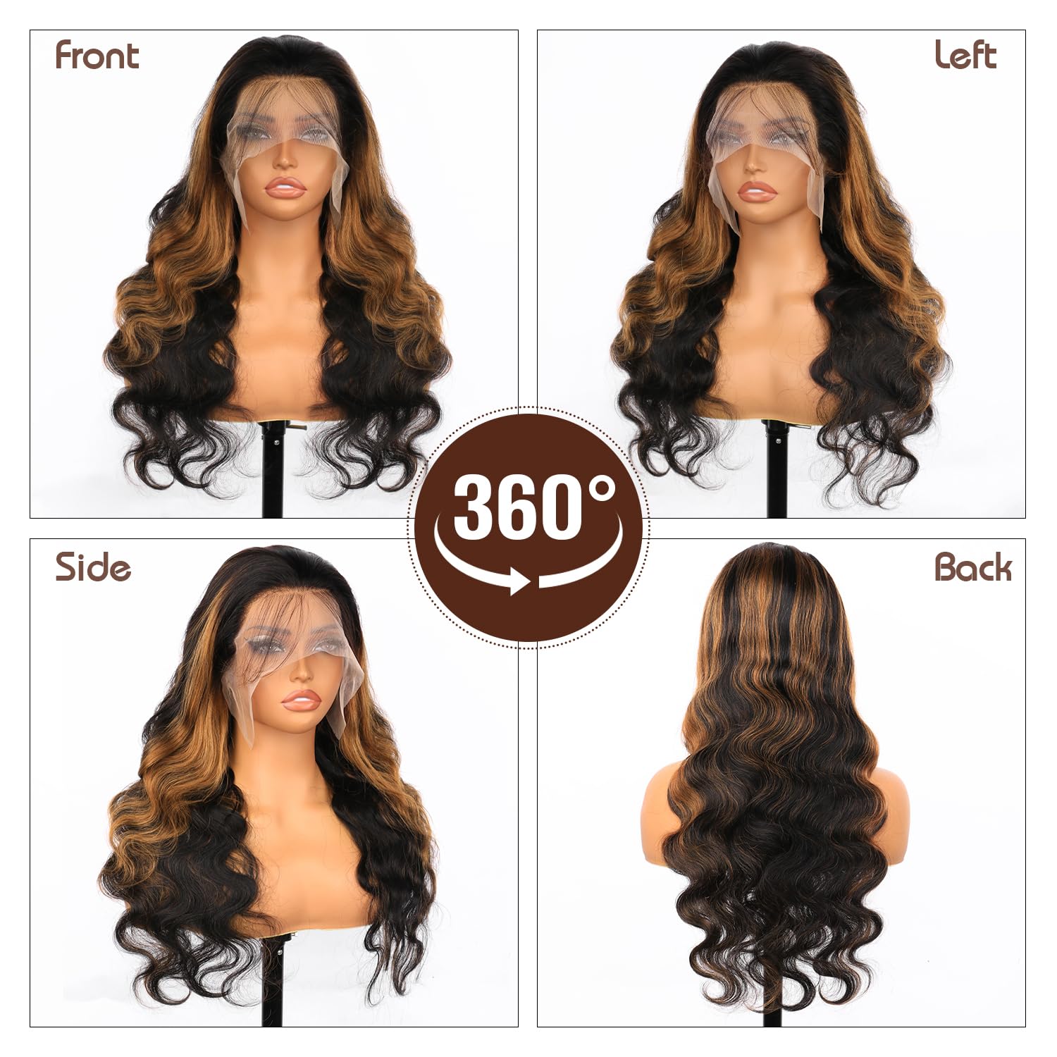 IDHERE balayage-20inch-wig-cap offers secure fit and comfortable all-day wear.