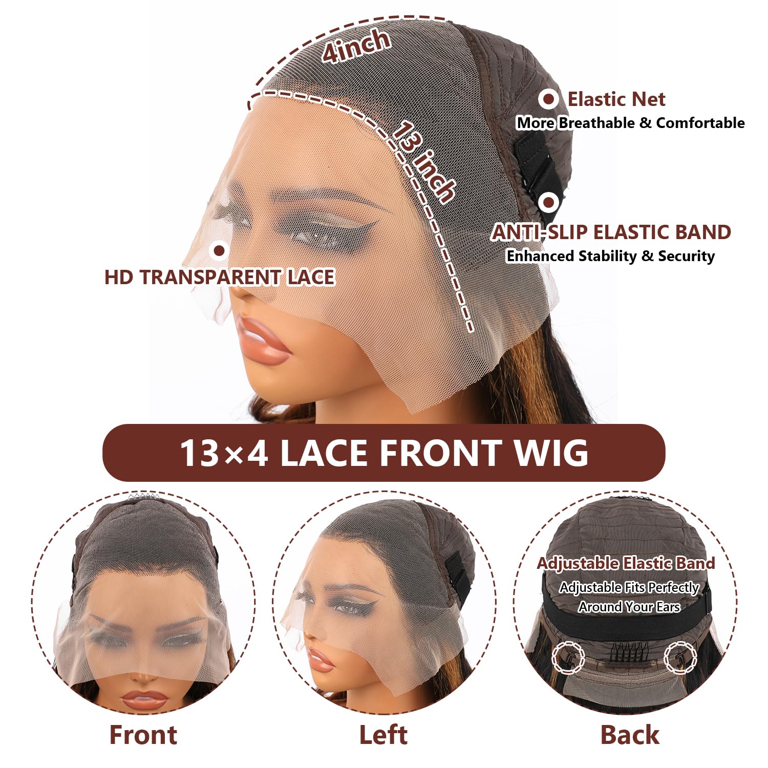 IDHERE hd-lace-front-detail demonstrates a nearly invisible hairline with transparent lace.