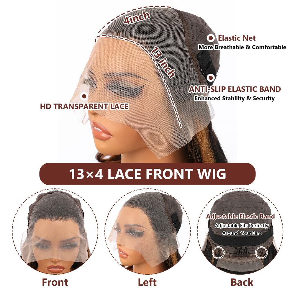 IDHERE hd-lace-front-detail demonstrates a nearly invisible hairline with transparent lace.