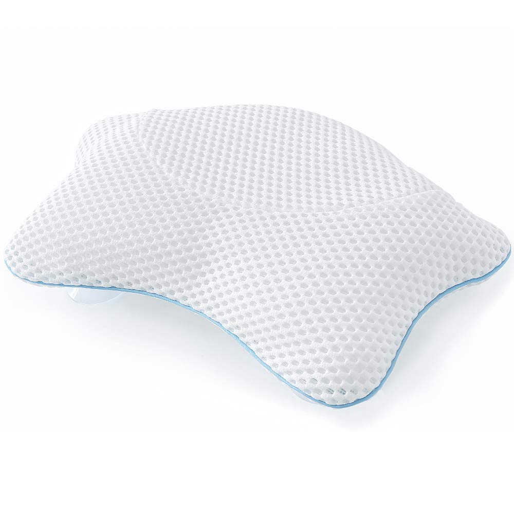 Idle Hippo bath pillow contours cradle head and neck for comfort