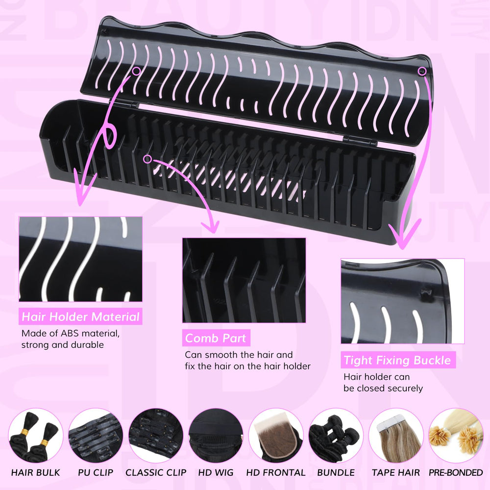 IDN Beauty four-mode stand offers versatile setup for washing and styling.