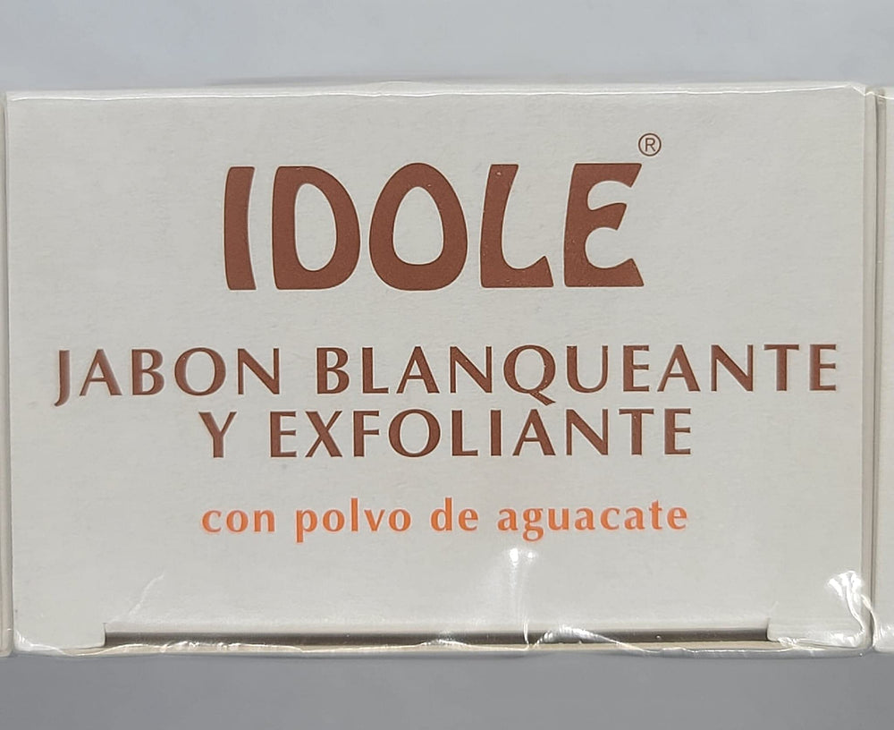 Idole EU-made soap showcases natural exfoliants for even-toned skin and daily cleansing.