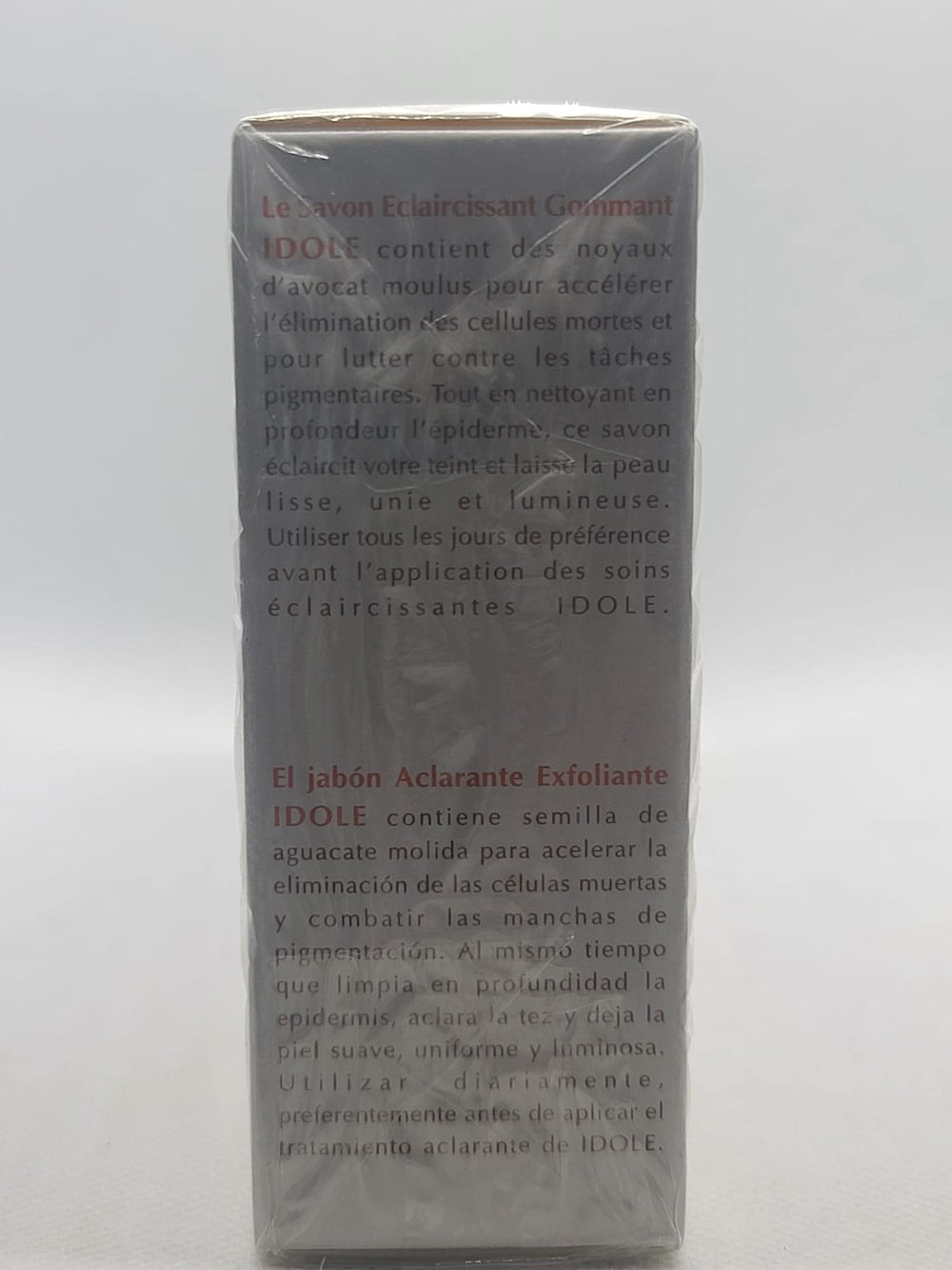 Idole soap lather on skin demonstrates a cleansing ritual ready for follow-up brightening care.