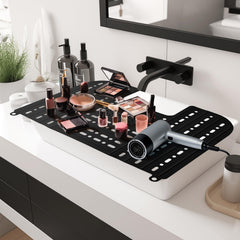 IeBilif sink cover folded front view for compact, clutter-free bathroom space.