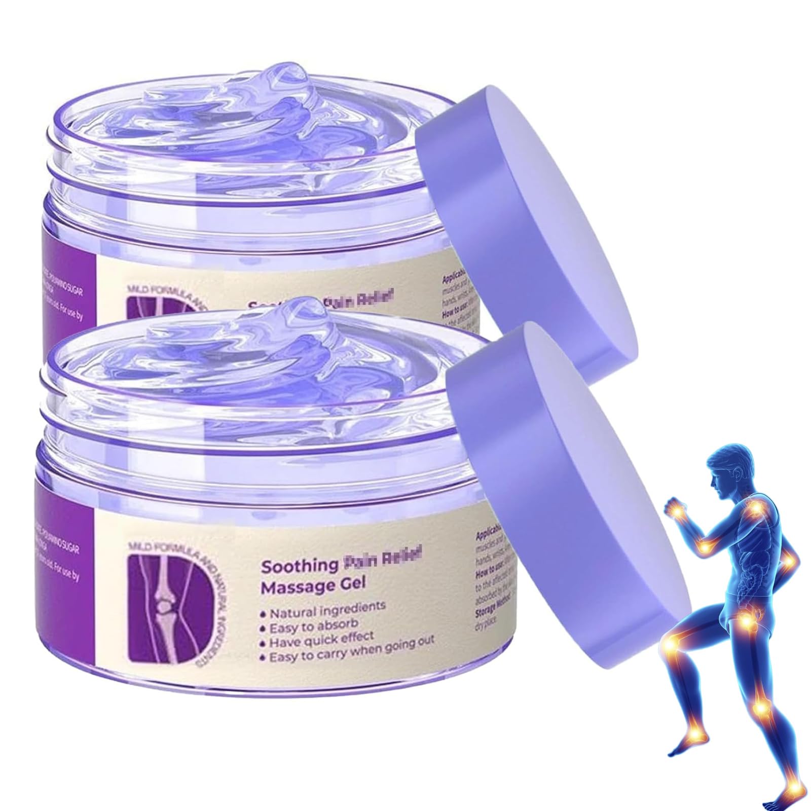 iekufes Joint Purple Gel packaging shows a convenient 2-pack for on-the-go joint care.