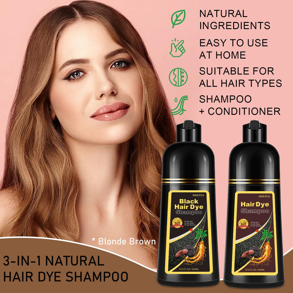 The iemokoda shampoo foam-lather demonstrates quick, even color without mess.