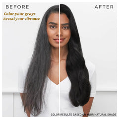 iemokoda Instant Black Hair Dye on dry hair delivers even coverage.